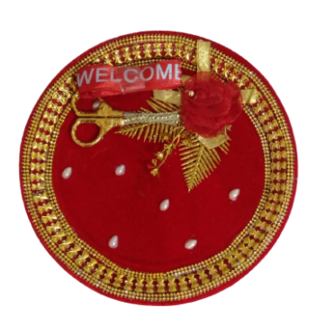 Ribbon Cutting Thali Set