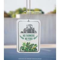 No Farmers No Food Car Hanging