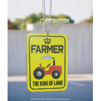 Farmer The King of Land Car Hanging