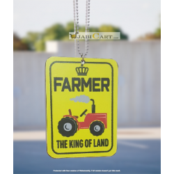 Farmer The King of Land Car Hanging