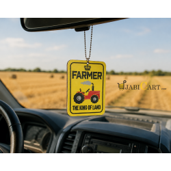 Farmer The King of Land Car Hanging