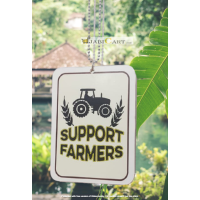 Support Farmers Car Hanging