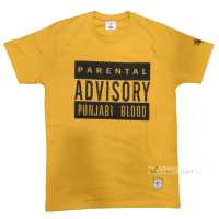 Parental Advisory Punjabi Blood T-Shirt (Mustard)