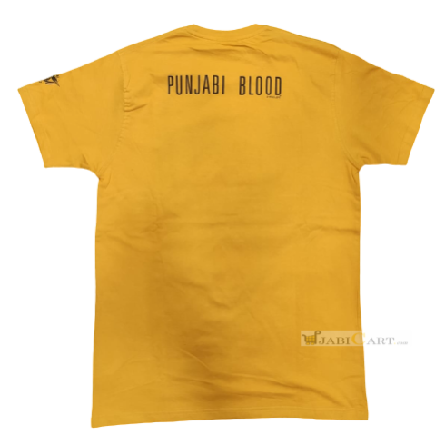 Parental Advisory Punjabi Blood T-Shirt (Mustard)