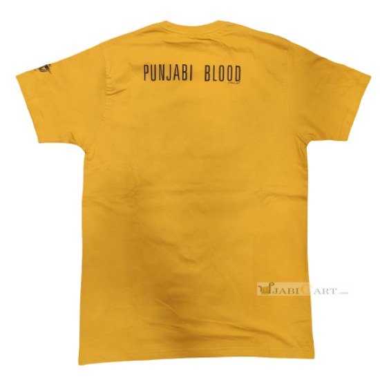 Parental Advisory Punjabi Blood T-Shirt (Mustard)