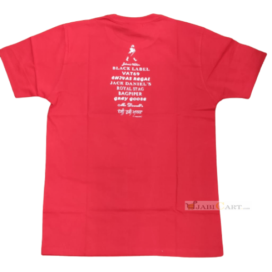 Jatt Risky T-Shirt (Red)