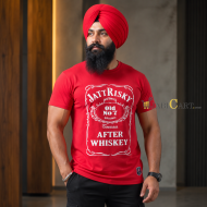 Jatt Risky T-Shirt (Red)