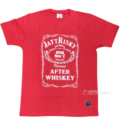 Jatt Risky T-Shirt (Red)