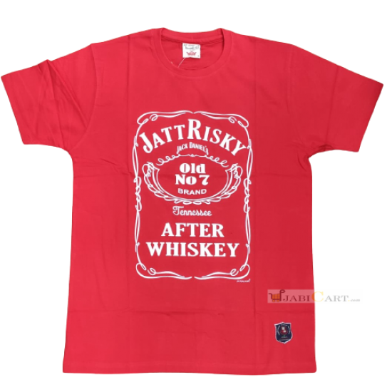 Jatt Risky T-Shirt (Red)