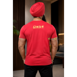 Sher Khanda T-Shirt (Red) Sher Khanda T-Shirt (Red)