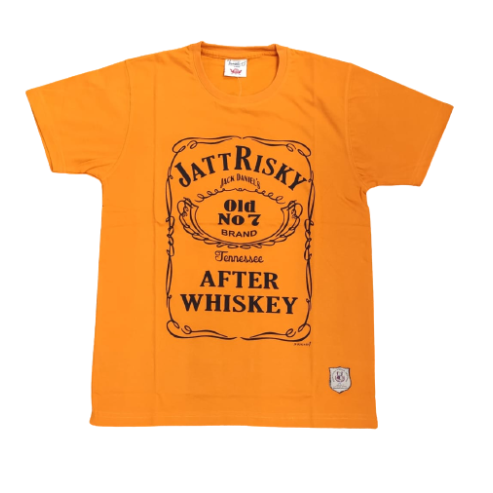Jatt Risky T-Shirt (Orange)