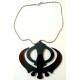 Khanda Car Hanging black