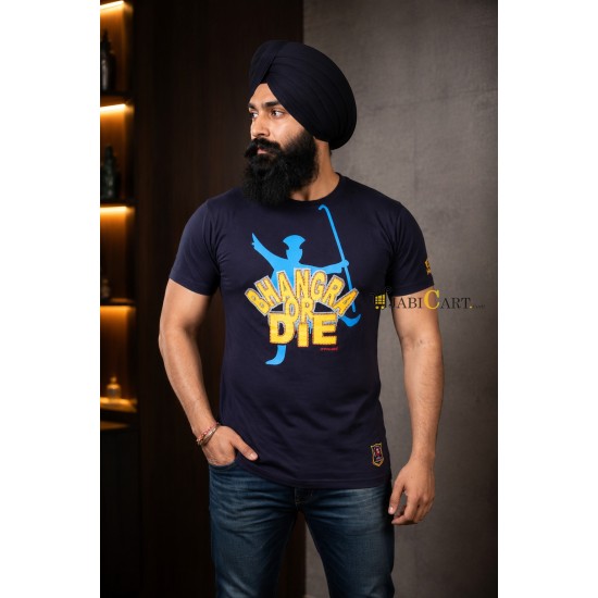 BHANGRA Or DIE T-Shirt (Navy)