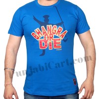 BHANGRA Or DIE T-Shirt (Royal Blue)