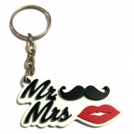 Mr and Mrs Key Ring
