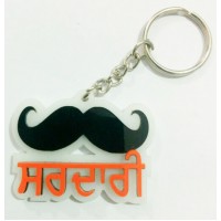 Sardaari and Muchh Key Ring