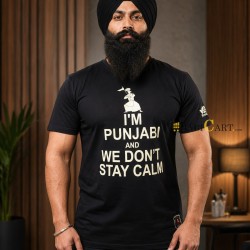 I am Punjabi T-Shirt (Black)