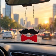 Muchh and Bow Car Hanging