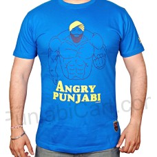 Angry Punjabi T-Shirt (Royal Blue)