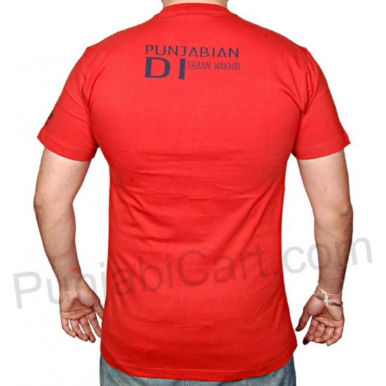 Punjabian di Shaan Vakhri T-Shirt (Red)