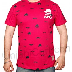 Hat Goggles and Muchh T-Shirt (Red)