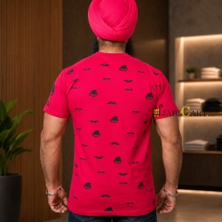 Hat Goggles and Muchh T-Shirt (Red)