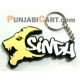 Sher SINGH Key Ring (Golden and Silver)