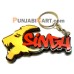 Sher SINGH Key Ring (Golden and Kesri)