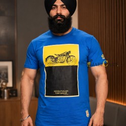 Munda Punjabi Torr Nawabi T-Shirt (Royal Blue)