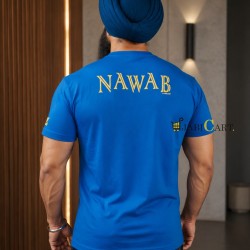Munda Punjabi Torr Nawabi T-Shirt (Royal Blue)
