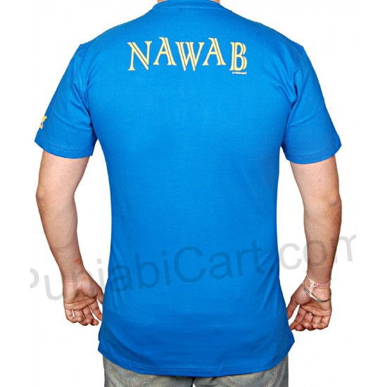 Munda Punjabi Torr Nawabi T-Shirt (Royal Blue)