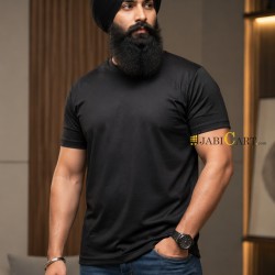 Khanda T-Shirt dry fit (Black)