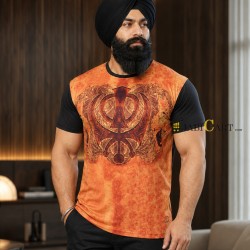 Khanda T-Shirt dry fit (Black)
