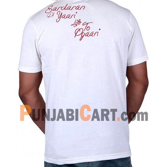 Sardaran De Kake T-Shirt (White)