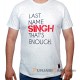 Last Name SINGH T-Shirt Light (Grey)