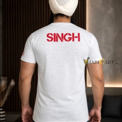 Last Name SINGH T-Shirt Light (Grey)