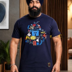 Vasda Rahe Punjab T-Shirt (Navy)