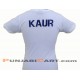 Last Name KAUR T-Shirt (White)