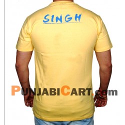 Singh Khanda T-Shirt (Yellow)