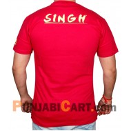 Singh Khanda T-Shirt (RED)