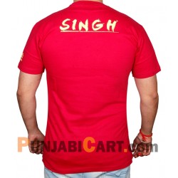 Singh Khanda T-Shirt (RED)