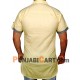 Men's Short Kurta (Yellow)