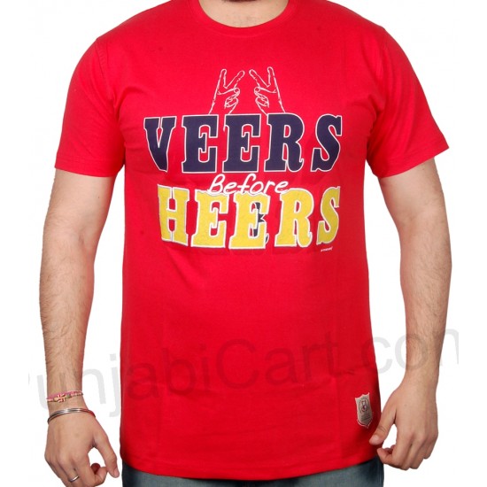 Veers Before Heers T-Shirt (Red)