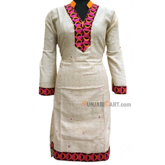 Kurti - Semistitched (Skin)