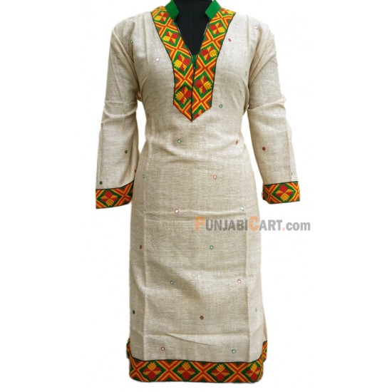 Kurti - Semistitched (Skin)