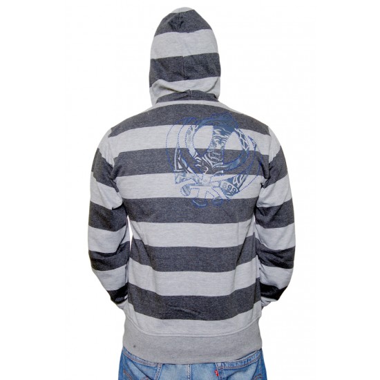 Immortal Icon SweatShirt (Grey Stripes)