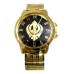 Khanda Wrist Watch (Golden)