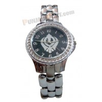 Khanda Women Wrist Watch (Silver)