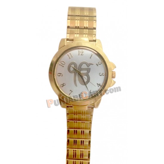 Ek Onkar Wrist Watch (Golden)