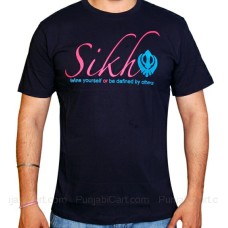 Sikh Khanda T-Shirt (Navy)